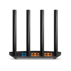 Router Inalámbrico Gigabit Dual Band AC TP-LINK Archer C80, 1.300 Mbps, 5 GHz, Omnidireccional, 4, Negro